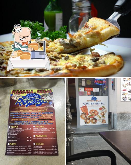 Pane all'aglio al Pizzeria La Rosa Blu