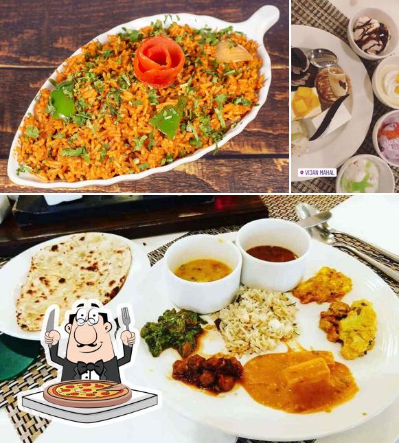 Order pizza at Hotel Vijan Mahal