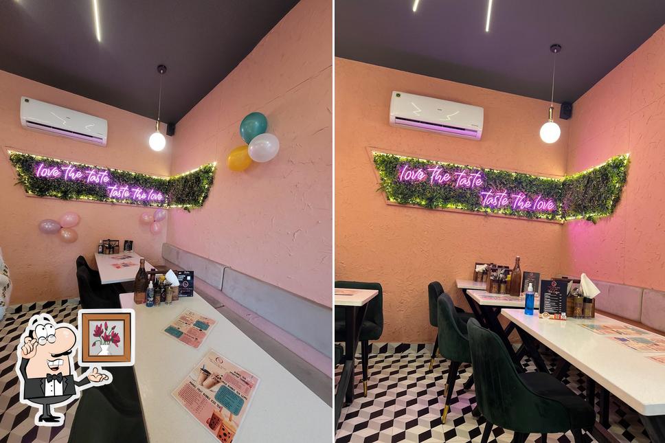 The interior of The Tasteland - Bubble Tea & Coffee Bar