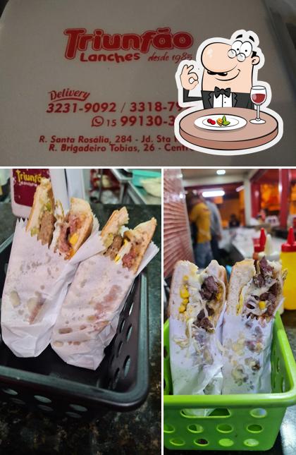 Platos en Triunfão Lanches