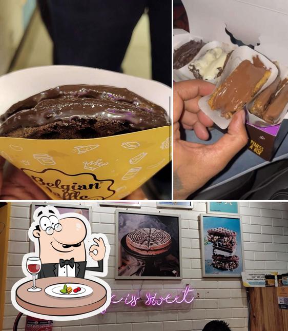 Food at The Belgian Waffle Co