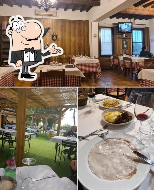 Dai un'occhiata agli interni di Trattoria del Cacciatore