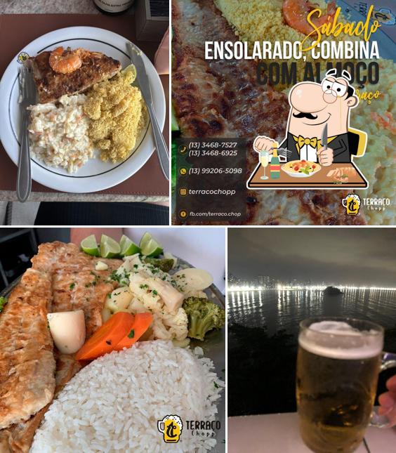 Comida em Terraço Chopp