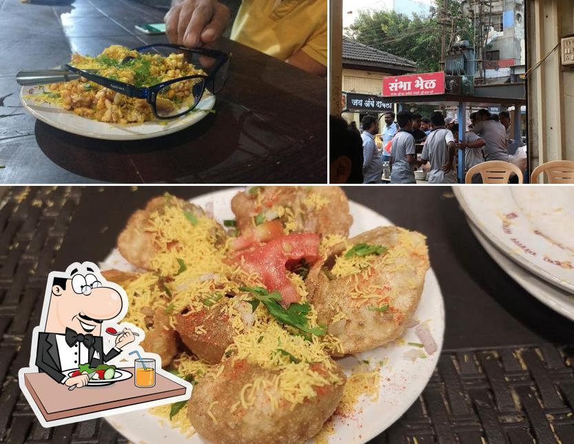 The picture of Sambha Bhel’s food and interior