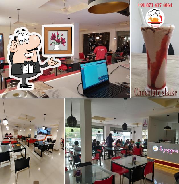 The interior of Le Pepper Restaurant A/C