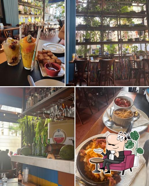 O interior do Boteco Macaxeira