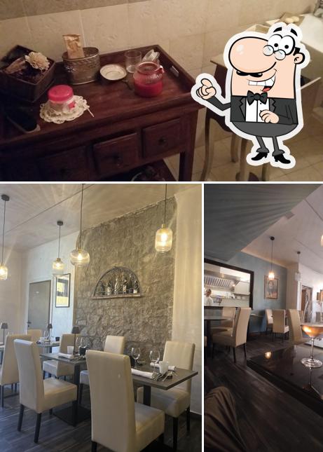 Gli interni di Osmosi Osteria Moderna