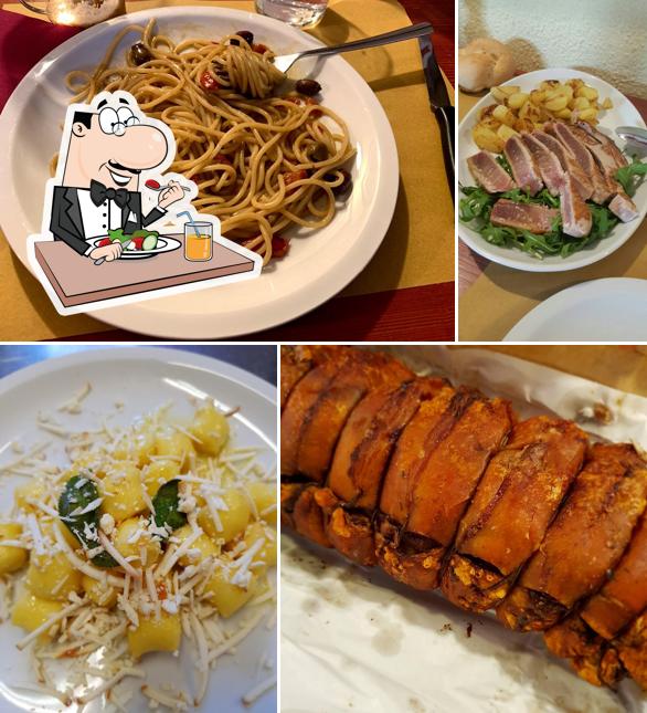 Cibo al Osteria con cucina al Cappello