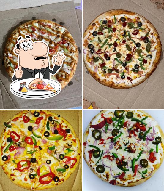 At Pizza Brown, you can try pizza