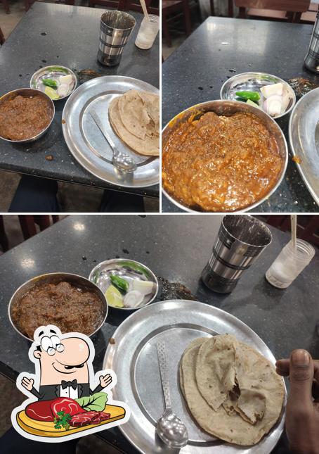 Pick meat meals at Hotel Rahi