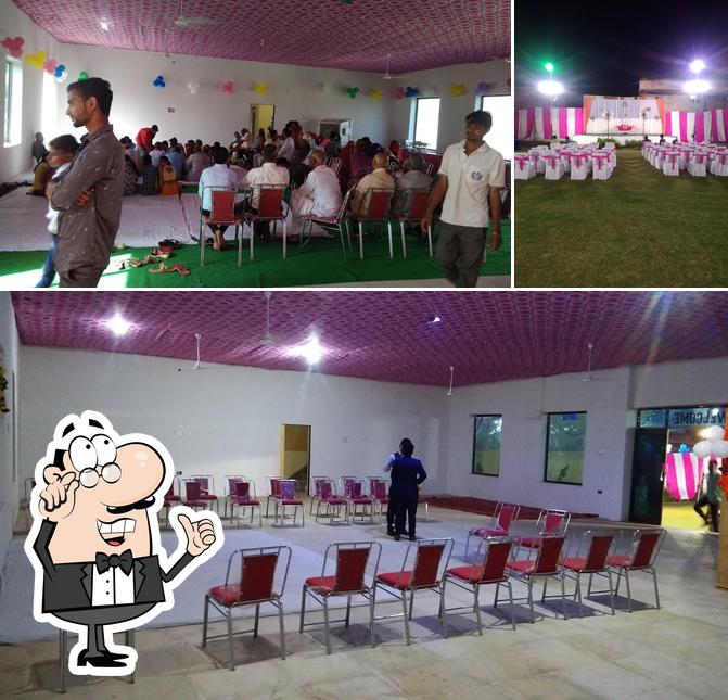 The interior of Kanha Marriage Garden