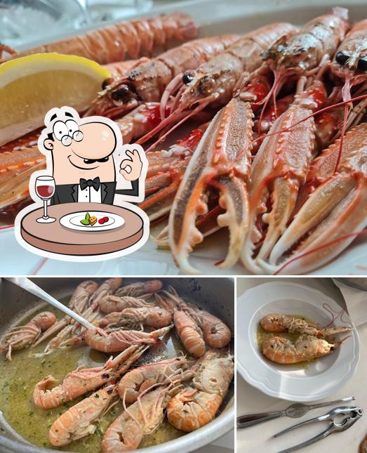 Scampi al Restoran Magellan