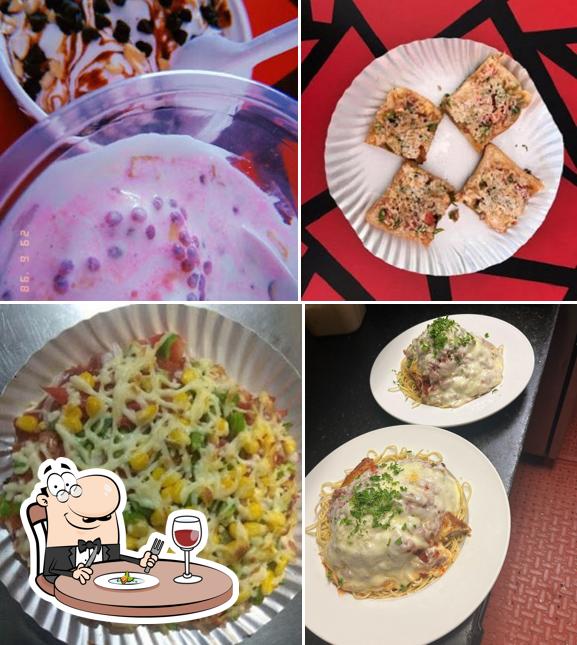 Food at SideWalk Cafe