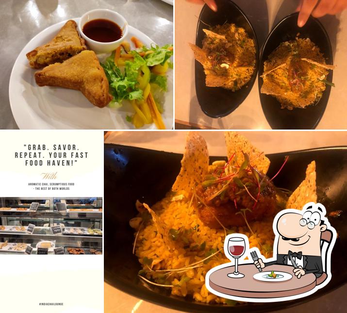 Food at India Chai Lounge