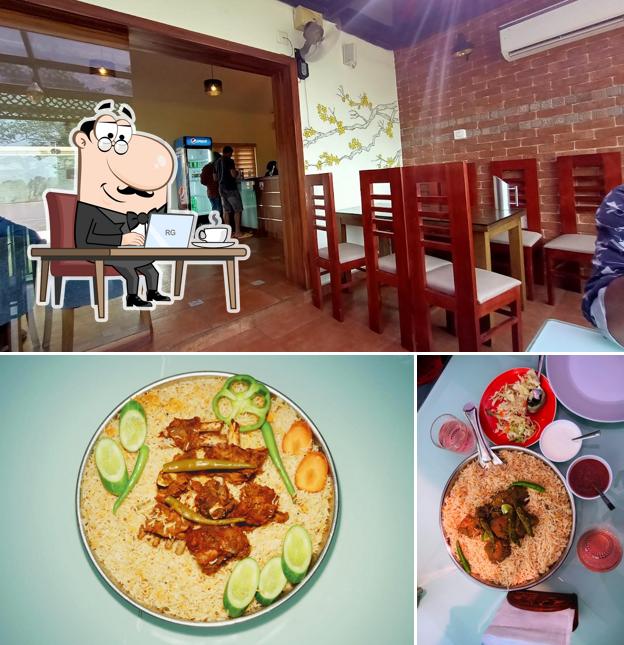 The interior of AL RAZI RESTAURANT,KUZHIMANDHI KOTTAYAM
