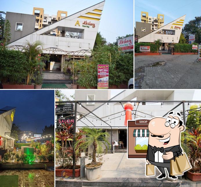 Check out how Akshay Pure Veg Restaurant looks outside