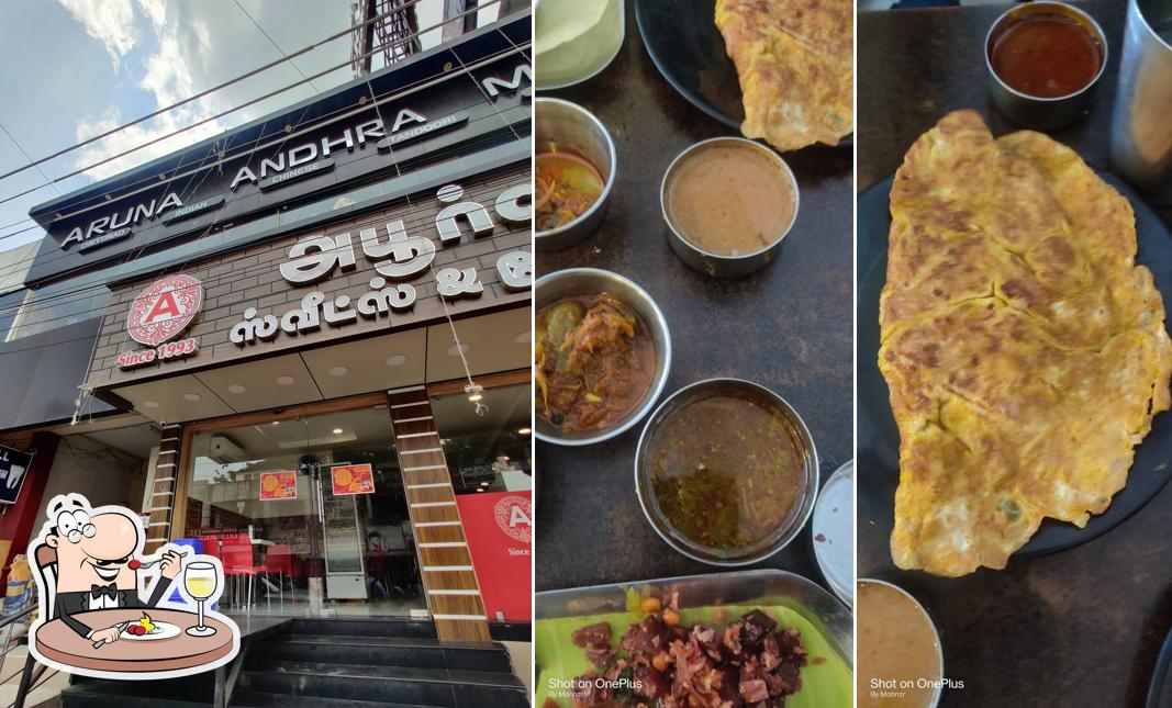 Food at Andhra Mess