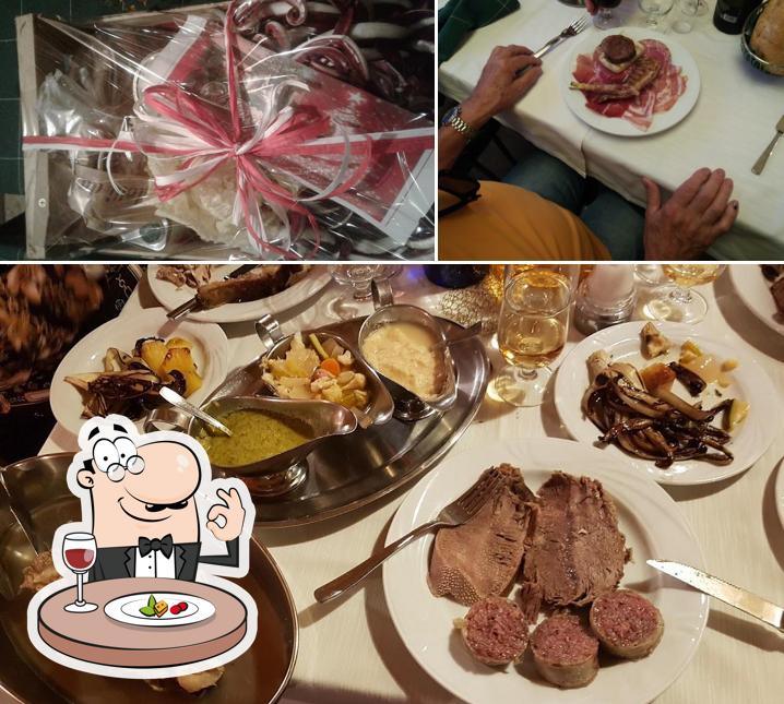 La cibo e alcol del ristorante
