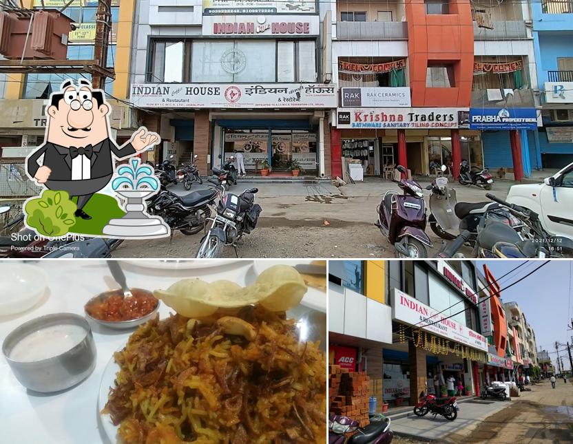 Among different things one can find exterior and meat at Indian Coffee House