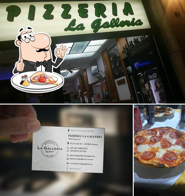 At La Galleria Pizzeria Dal Guerra, you can order pizza