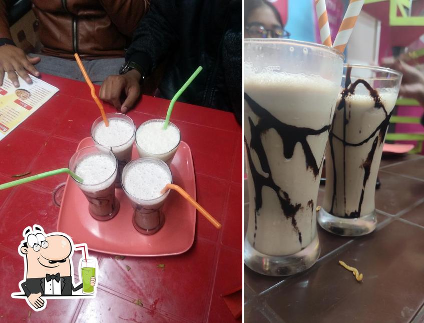 Enjoy a drink at Mama Fast Food Cafe