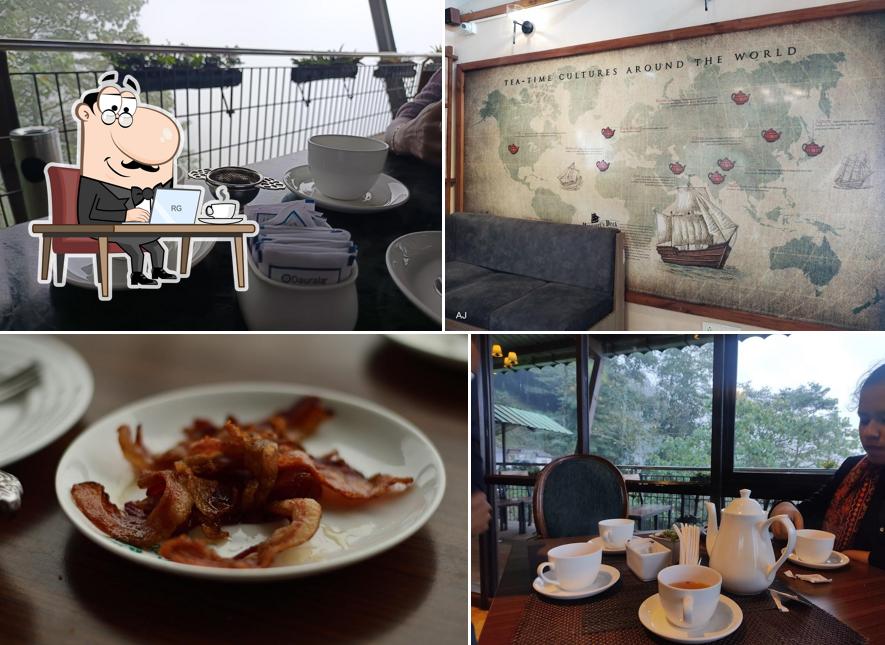 The interior of Margaret's Deck Tea Lounge (Goodricke Tea Pot)