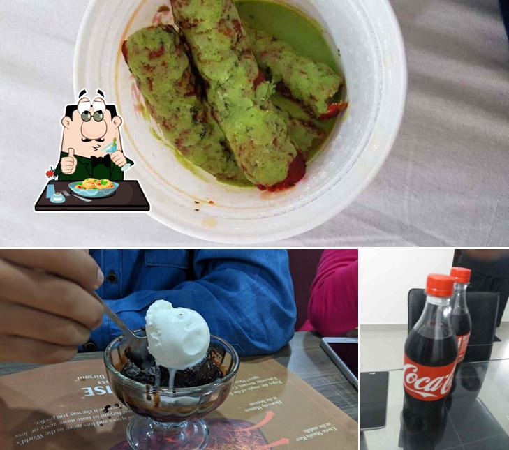 The restaurant's food and beverage