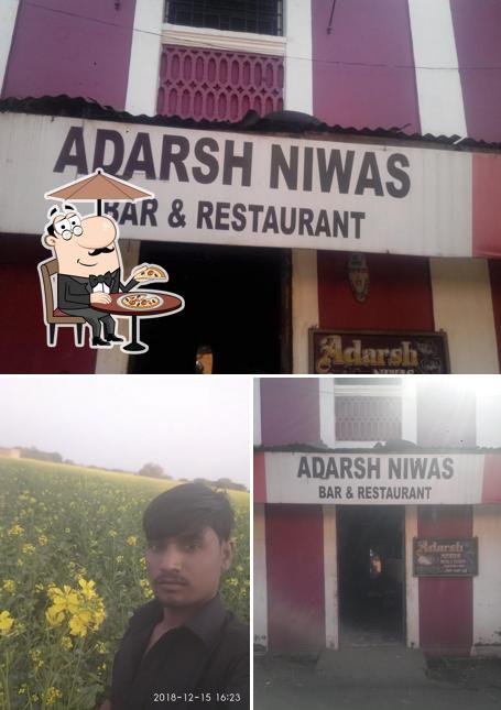 The exterior of Adarsh Niwas Bar & Restaurant