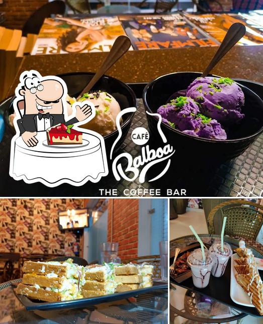 Cafe Balboa serves a range of desserts