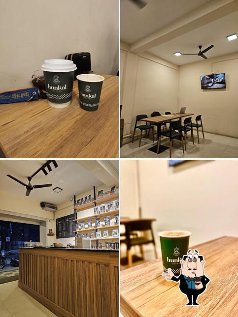 Enjoy a drink at Hunkal Coffee