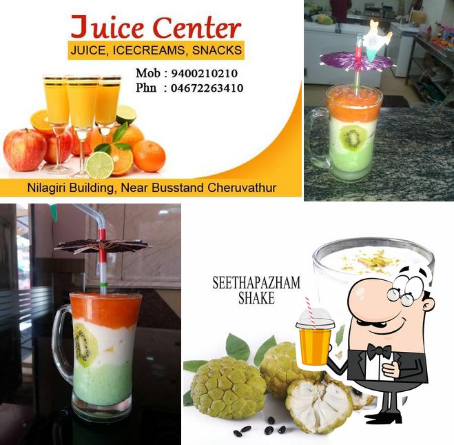 Enjoy a beverage at Juice Center