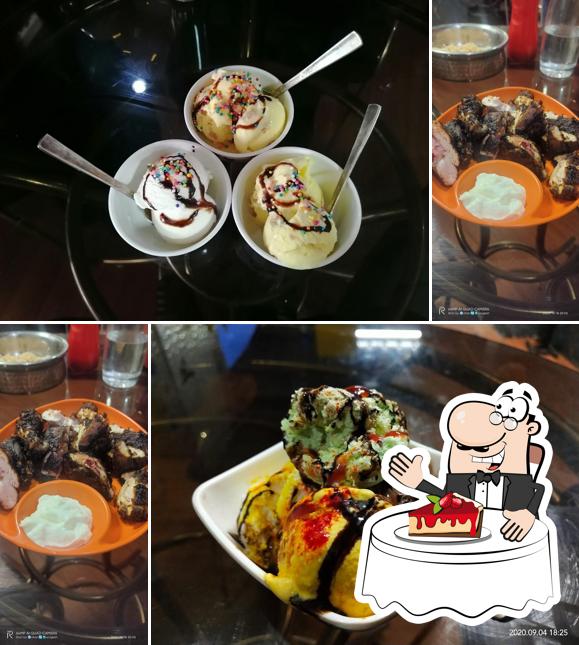 Kiss me restaurant provides a number of desserts