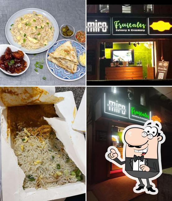 Among different things one can find interior and food at Miro Kitchenette