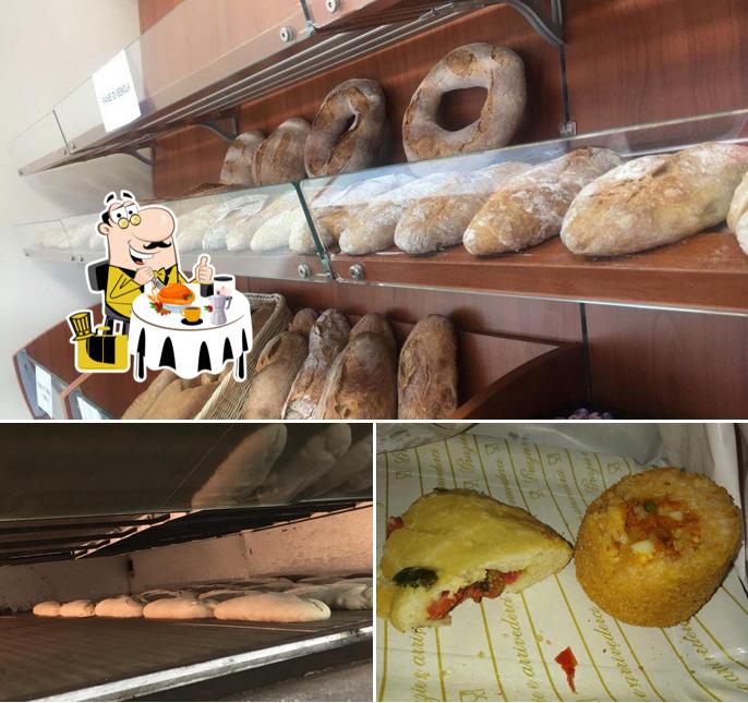 Tra le diverse cose da Panificio Torrese si possono trovare la cibo e esterno