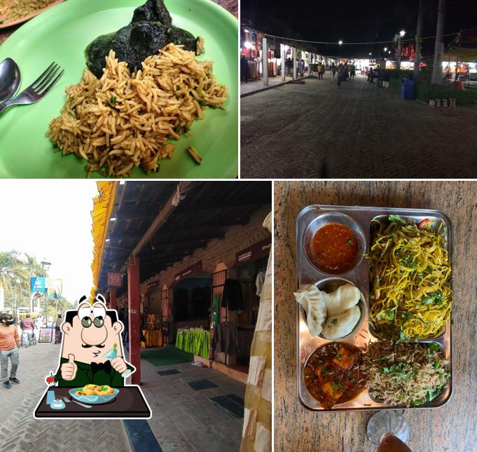 This is the image displaying food and exterior at Shillong View