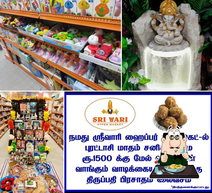 Food at Sri Vari Hypermarket