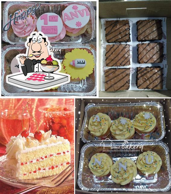The Home Bakery, Hardoi offers a selection of desserts