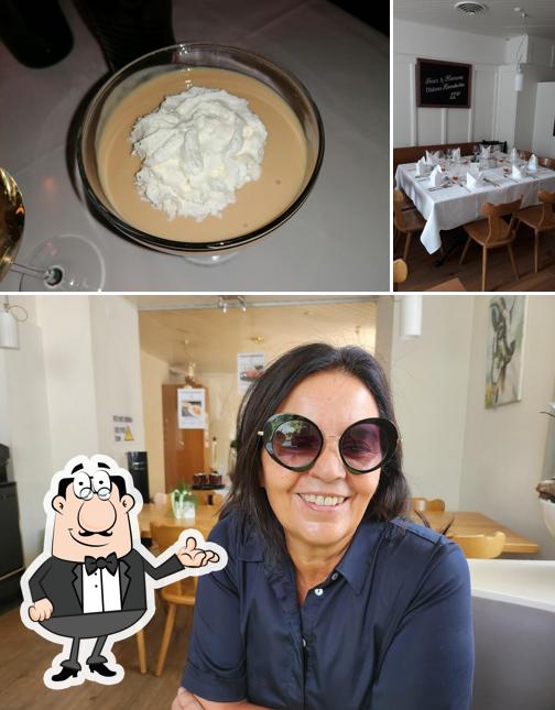 La foto di interni e dolce da Restaurant Turnerwiese