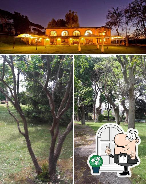 Gli esterni di Villa Gianicolense