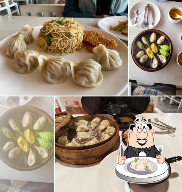 Dumplings at Shuffle Momos