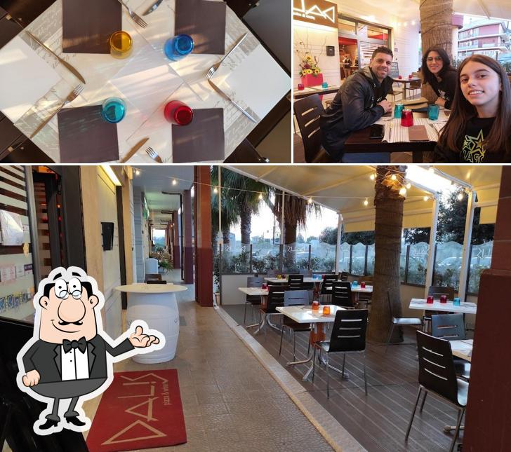 Gli interni di Dalis - Pizza & Wine Conversano