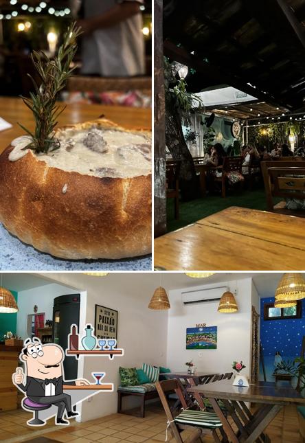 O interior do Baêa Café Bistrô