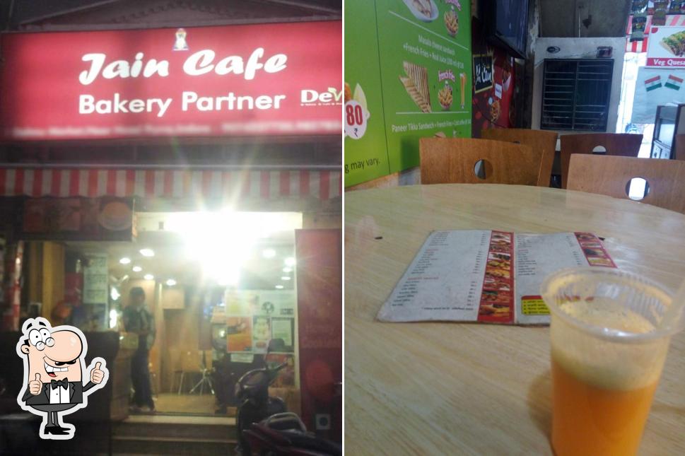 Here's a photo of Jain cafe