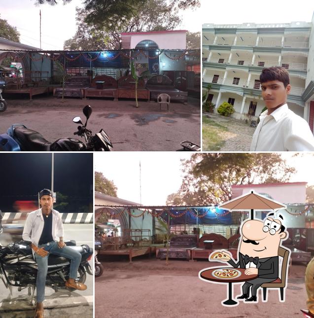 The exterior of Mangru chowk mahua mukundpur