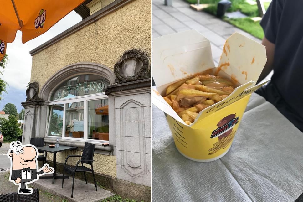 Gli interni di Eat-Club