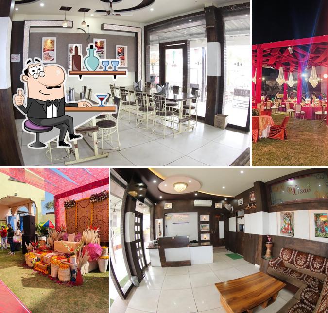 The interior of Hotel Utsav Palace Best Hotel In Fatehnagar Best Family Restaurant In Fatehnagar Best Resort