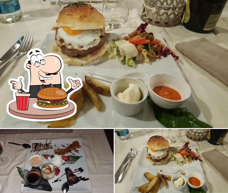 Prova uno dei tipi di hamburger disponibili a Olive e Lavanda