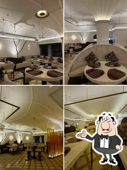 The photo of interior and food at FOLA Kitchen & Bar