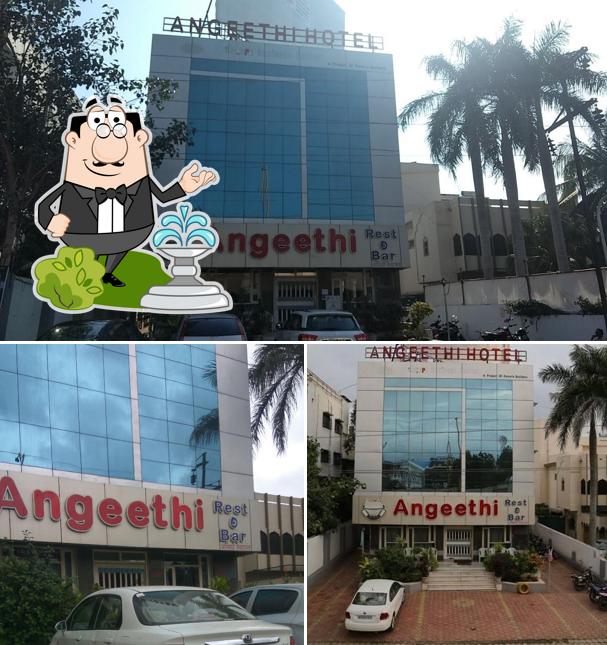 Check out how Hotel Angeethi looks outside