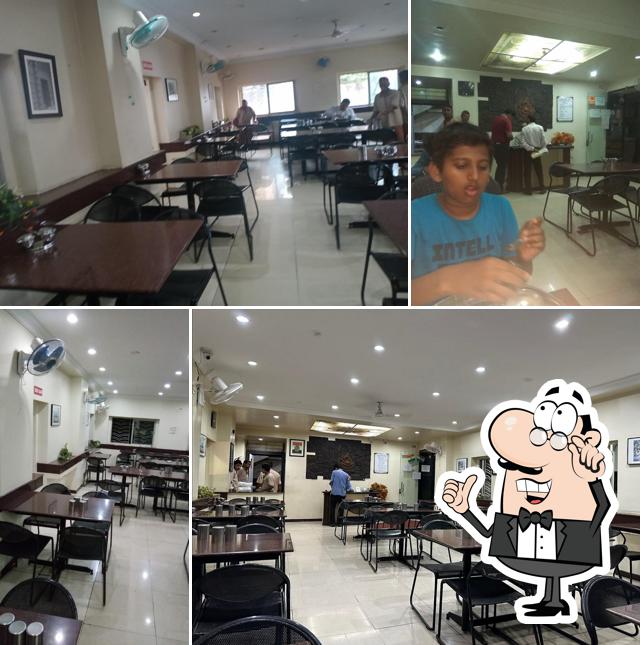 The interior of Janaseva Bhojanalaya